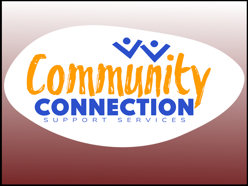 Click or tap to visit. Logo-Community Connection Support Services