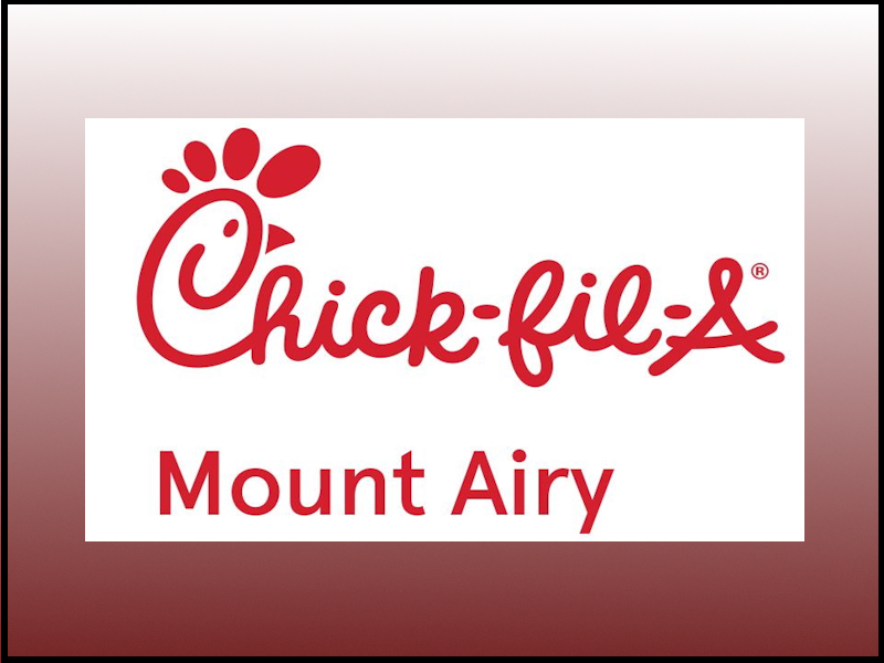 Click or tap to visit. Logo-Mount Airy Chick-fil-A