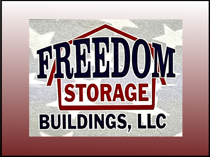 Click or tap to visit. Logo-Freedom Storage Buildings, LLC