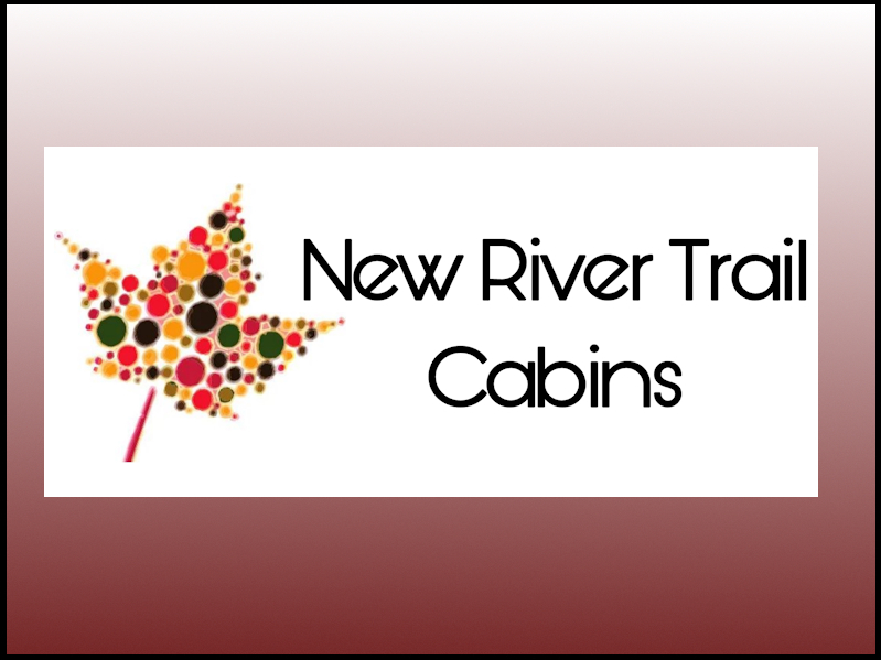 Click or tap to visit. Logo-New River Trail Cabins